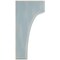 Ekena Millwork 5 1/4"W x 4"D x 8"H Clarksville Wood Vintage Decor Bracket, Driftwood Blue BKTWD05X04X08CVBU - alternate 3